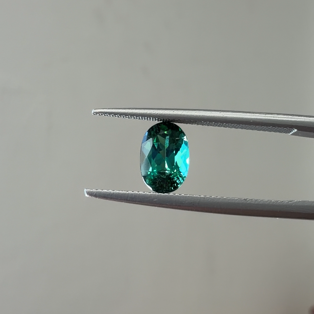 Indicolite Tourmaline Oval 1.2cts