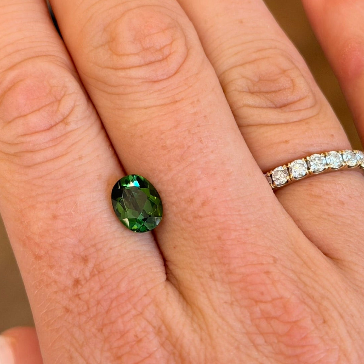 Green Tourmaline Oval 1.81cts