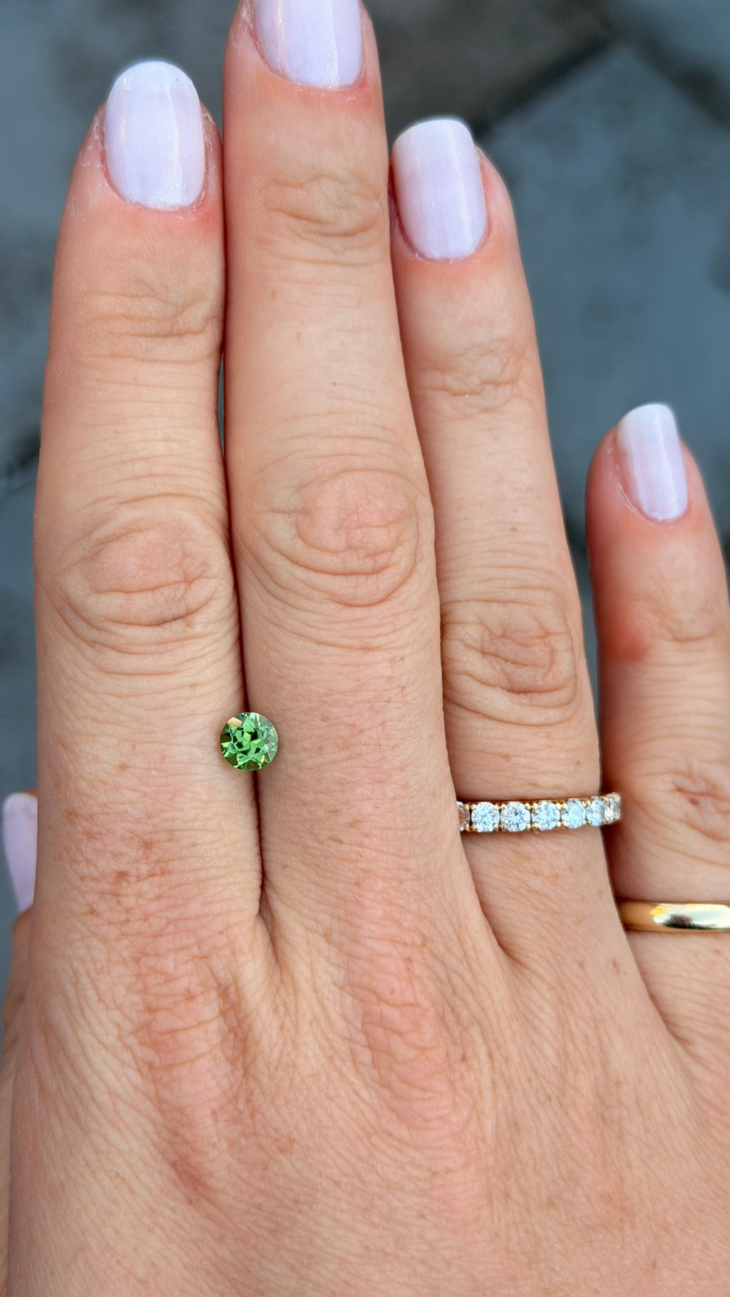 Green Tourmaline Round 0.67cts
