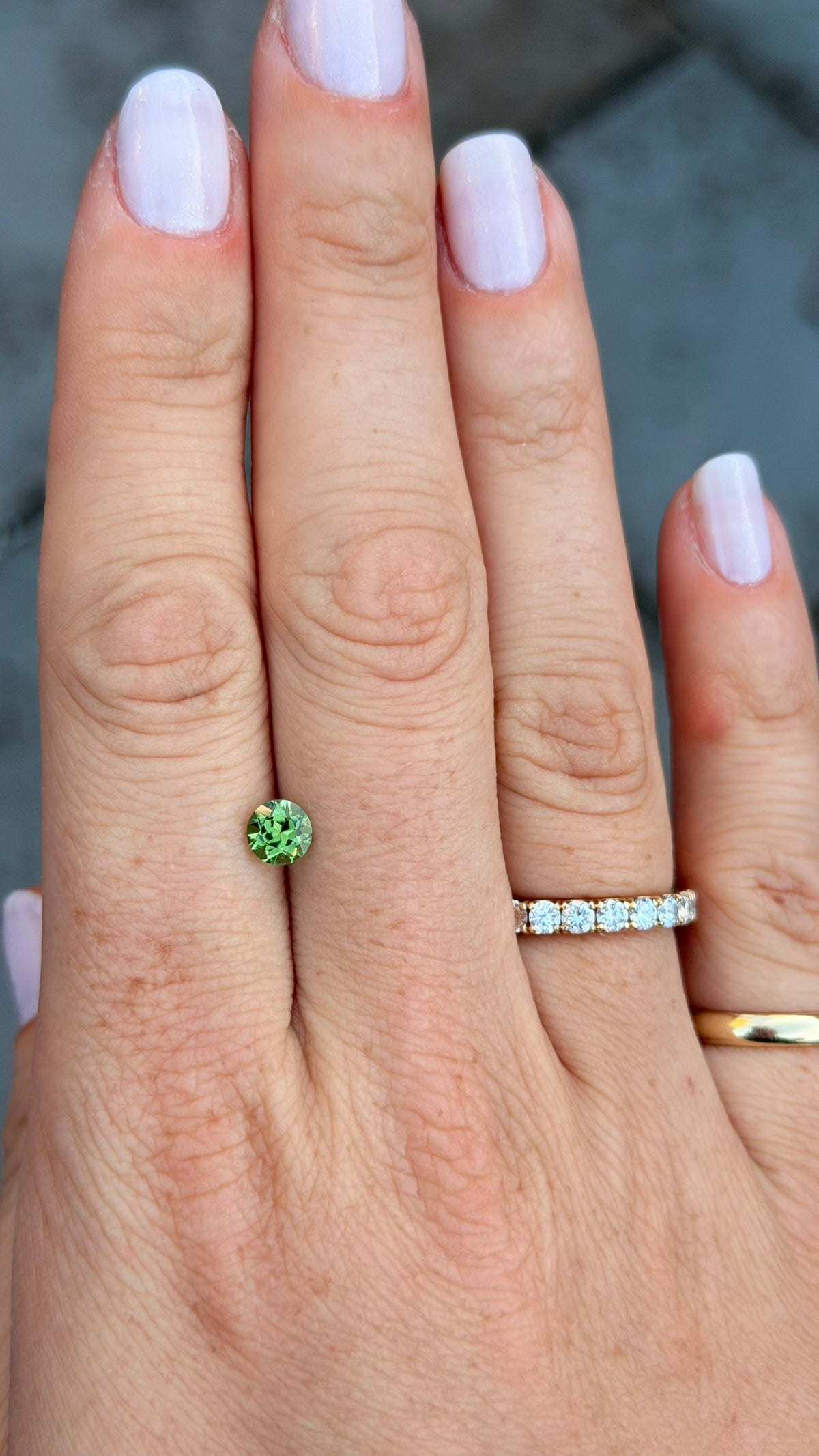 Green Tourmaline Round 0.67cts