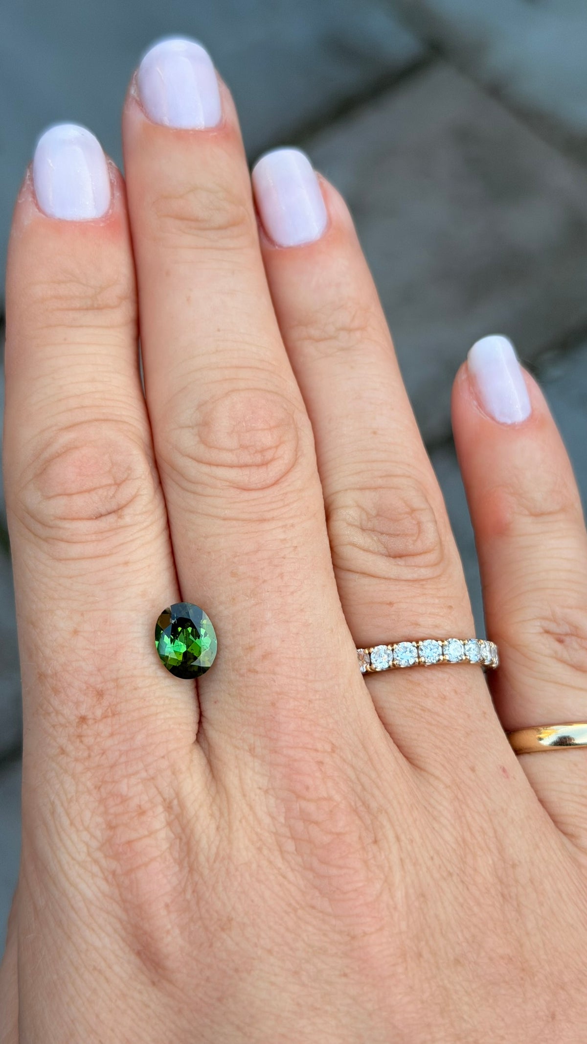 Green Tourmaline Oval 2.01cts
