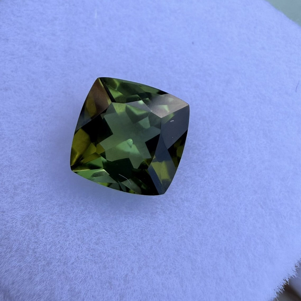 Green Tourmaline Cushion 1.05cts
