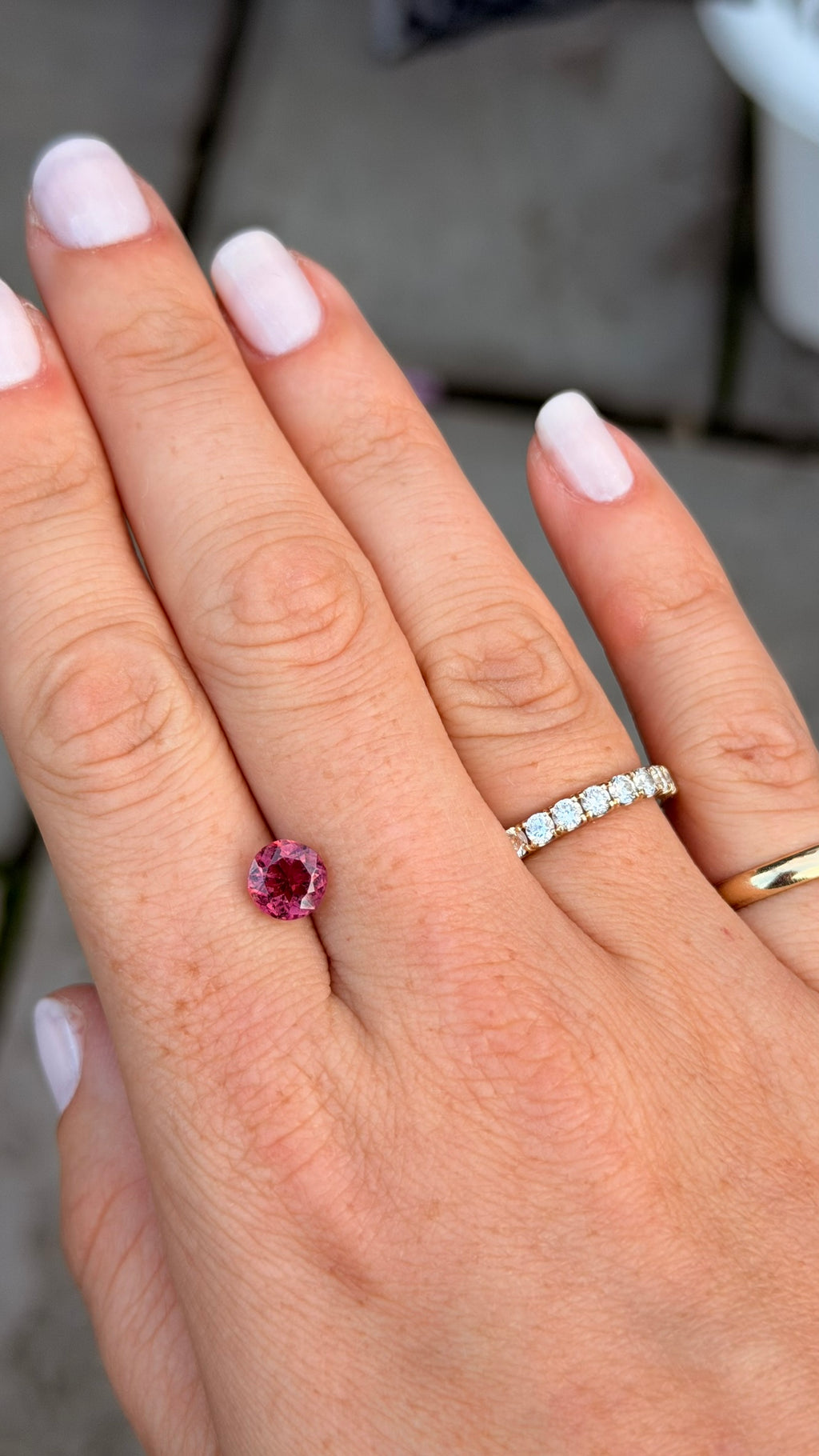 Pink Tourmaline Round 1.70cts