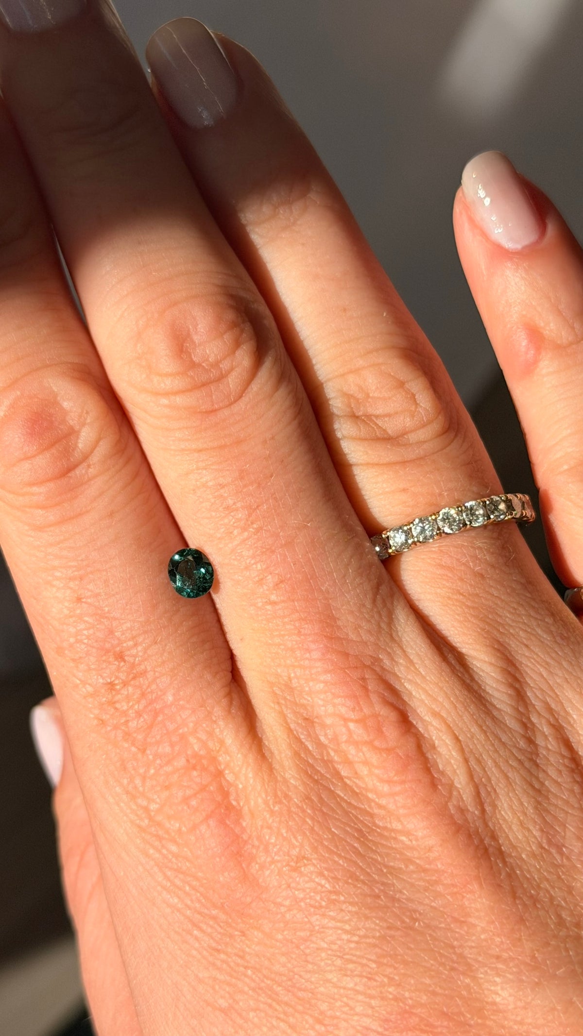 Teal Tourmaline Oval 0.6cts