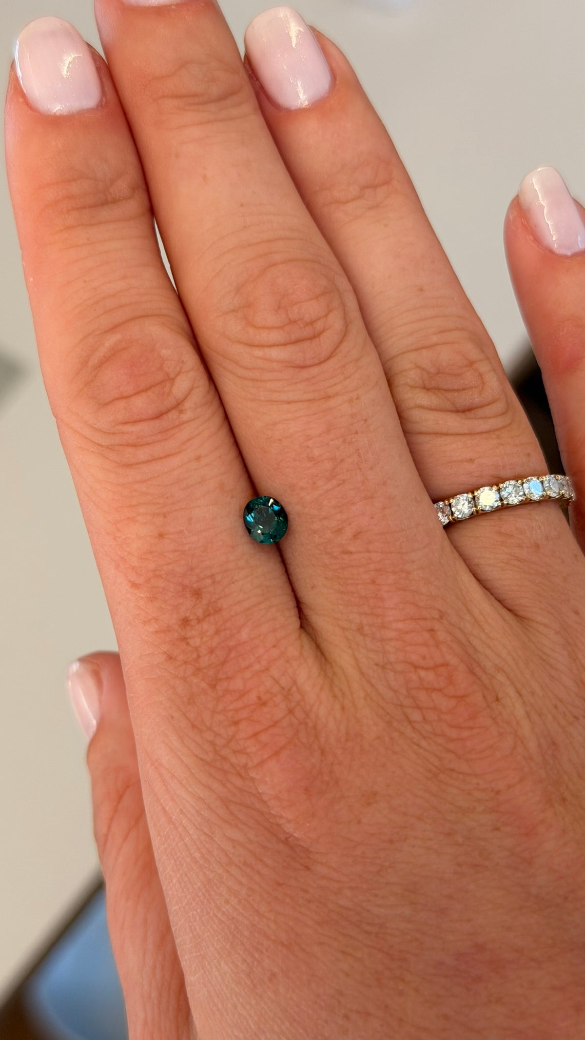 Teal Tourmaline Oval 0.6cts