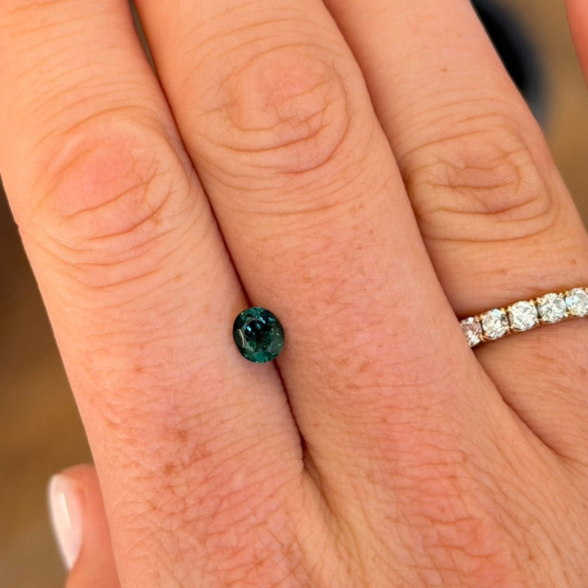 Teal Tourmaline Oval 0.6cts
