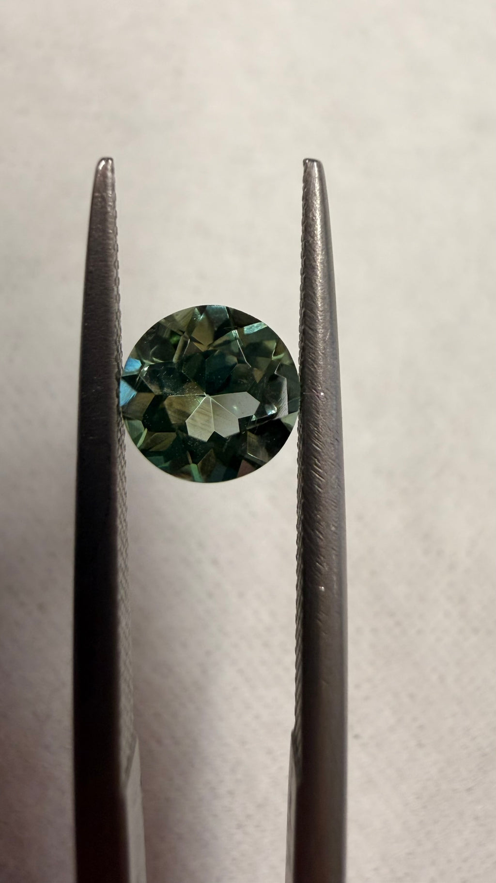 Teal Tourmaline Round 0.87cts