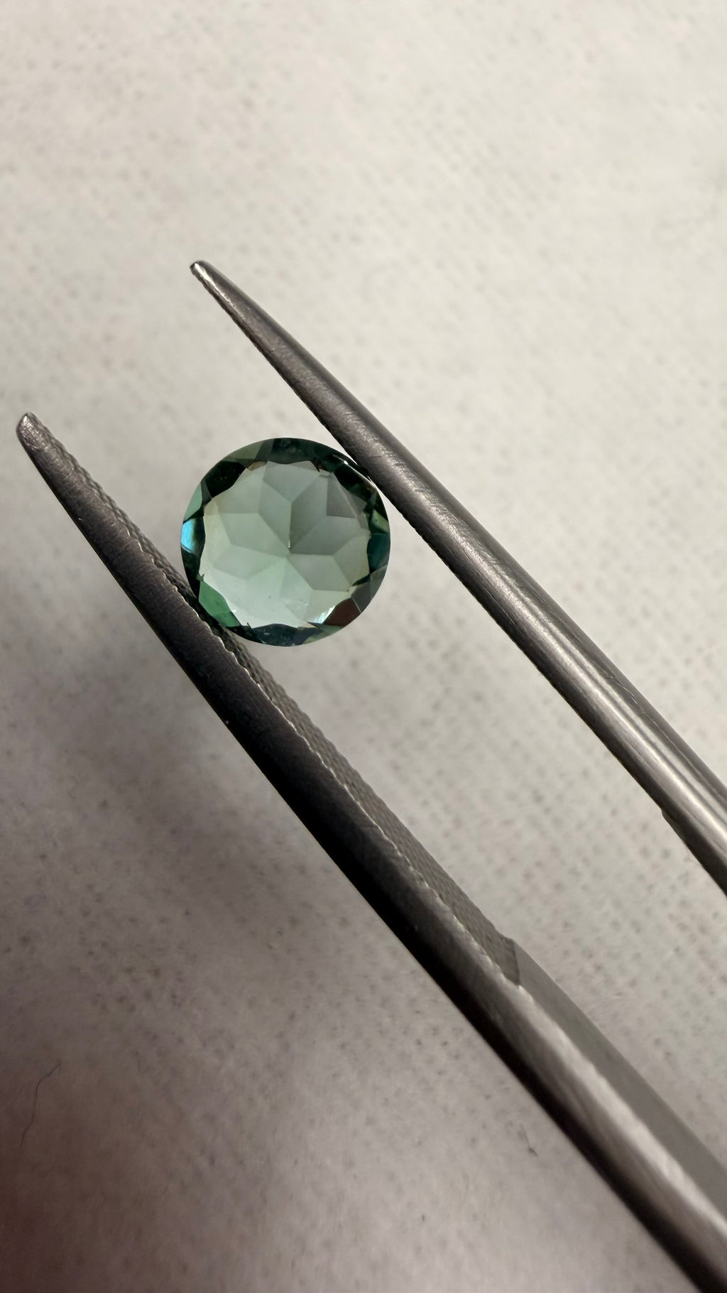 Teal Tourmaline Round 0.87cts
