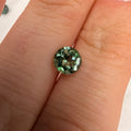 Teal Tourmaline Round 0.87cts