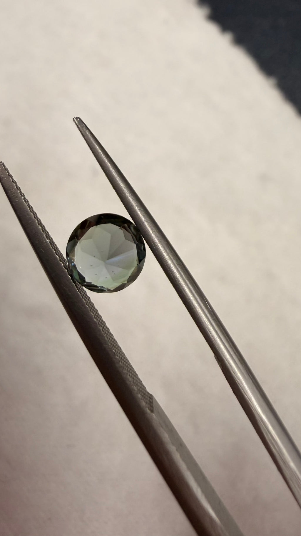 Teal Tourmaline Round 0.81cts