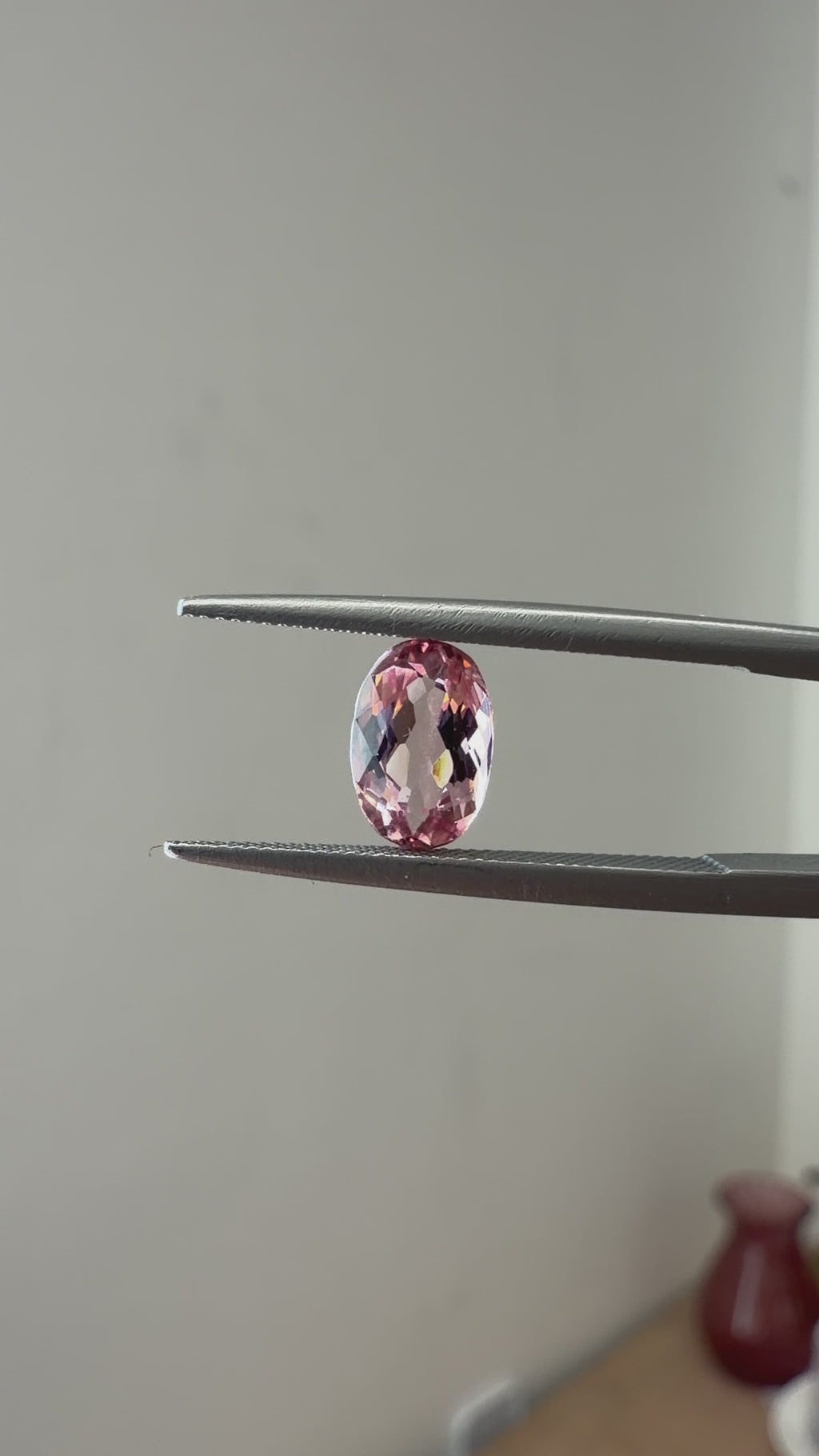 Pink Tourmaline Oval 1.1cts
