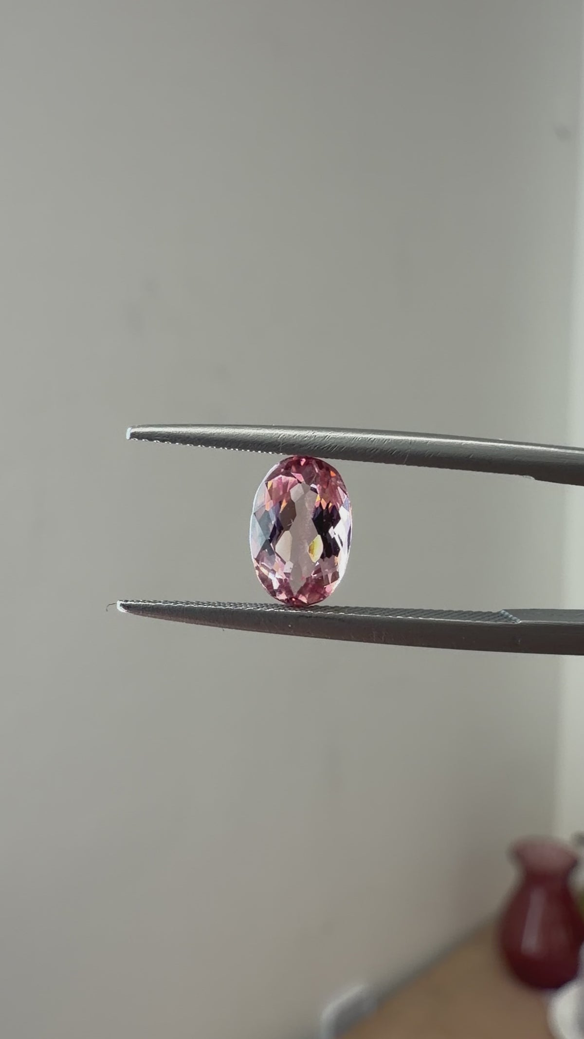 Pink Tourmaline Oval 1.1cts