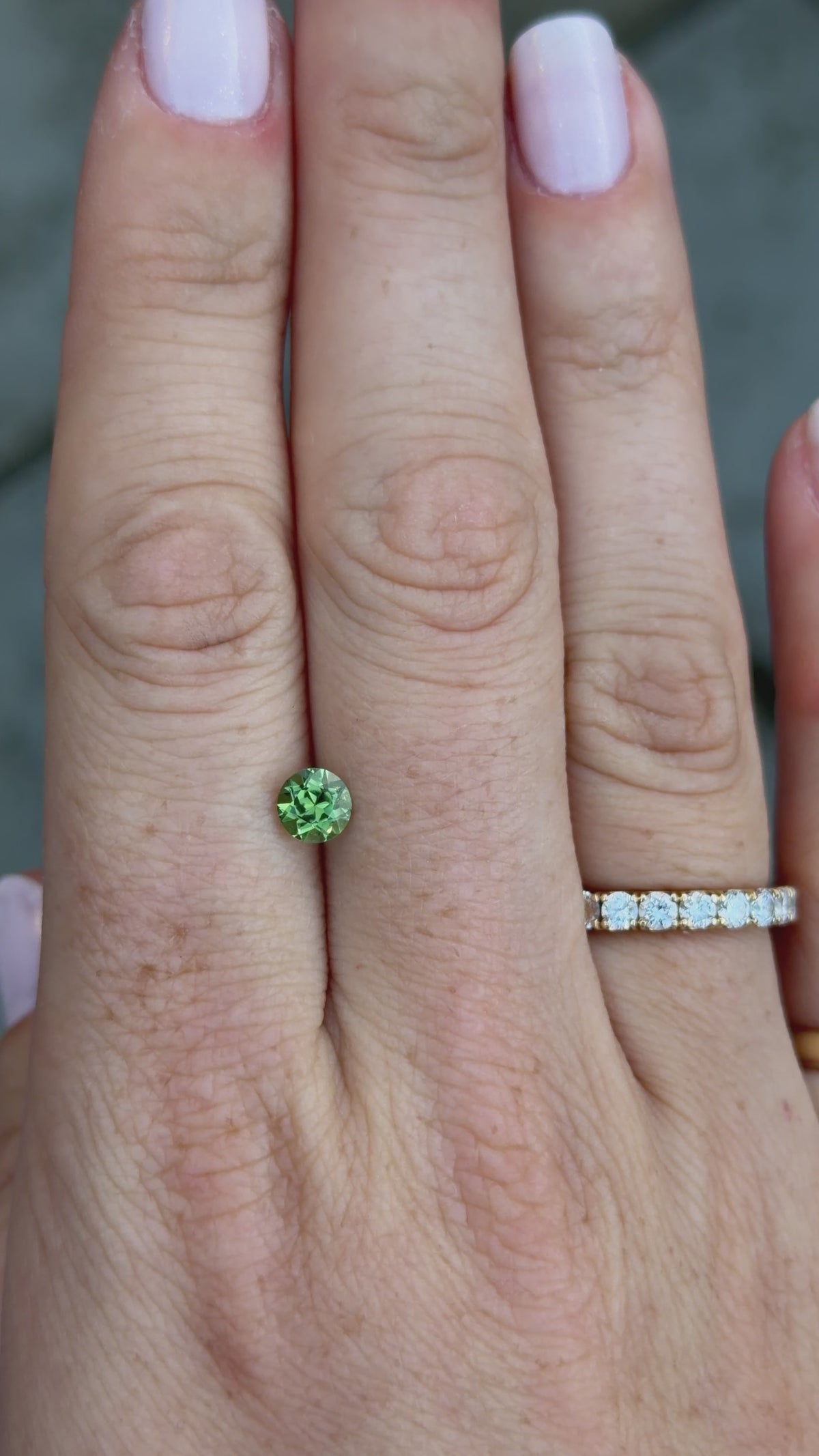 Green Tourmaline Round 0.67cts