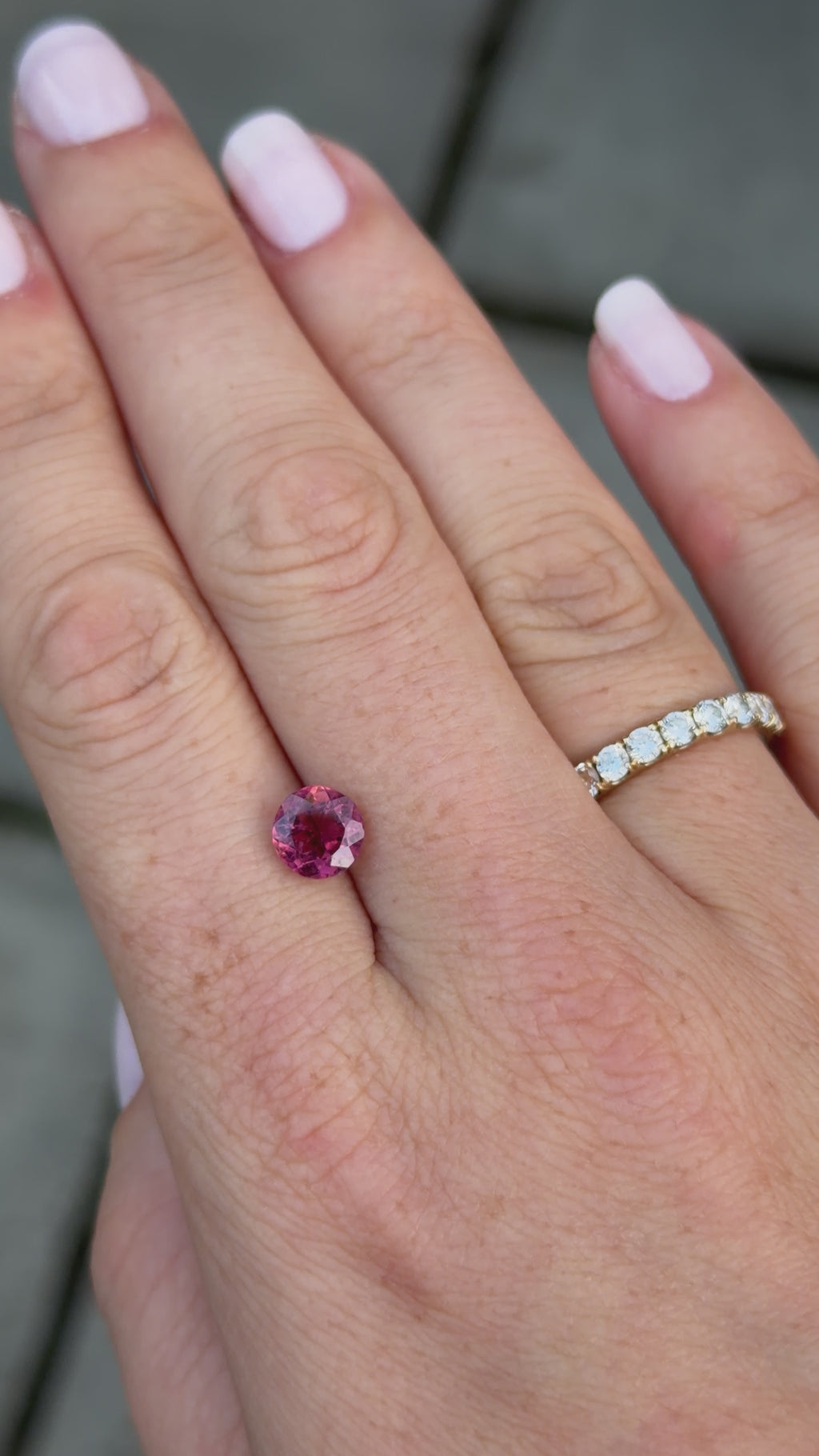Pink Tourmaline Round 1.70cts
